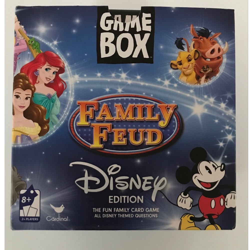 Disney Family Feud Edition Game Box New
